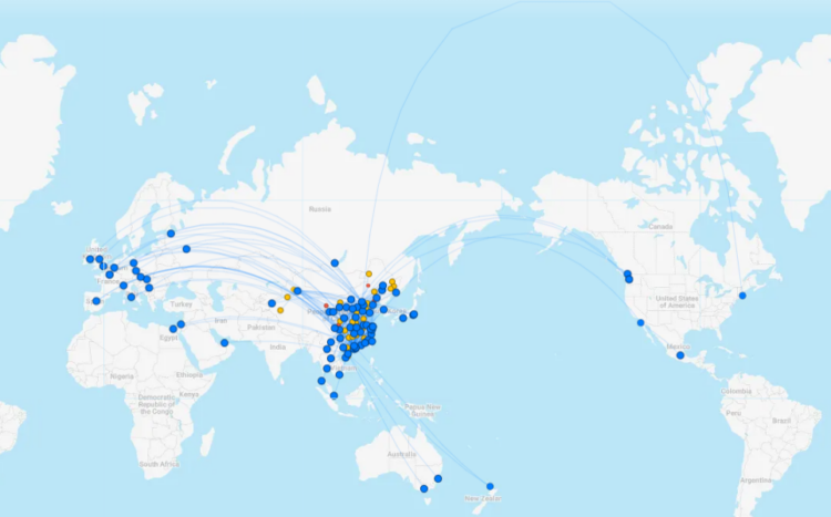 Hainan Airlines Streckennetz Oktober 2024 Flightconnections