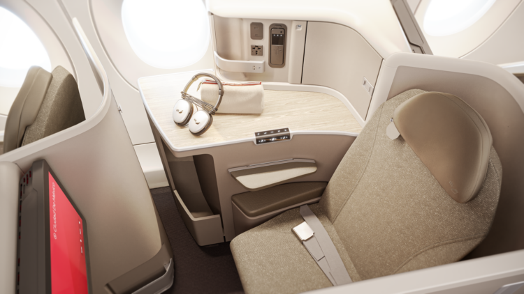 Iberia Airbus A350 900 Business Class Sitz Recaro Cl6720 Copyright