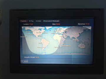 Lot Polish Airlines Business Class Boeing 787 8 Entertainment Fluginfo Tag Nacht