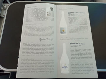 Lot Polish Airlines Business Class Boeing 787 8 Menue 4