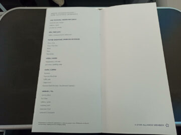 Lot Polish Airlines Business Class Boeing 787 8 Menue 8
