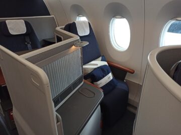 Lufthansa Airbus A350 Allegris Business Class Sitz 2
