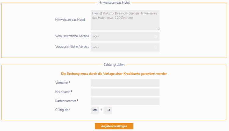 Moluxe Hotelsuche Cube Kreditkarte
