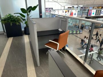 Chase Sapphire Lounge Hong Kong Arbeitsplatz