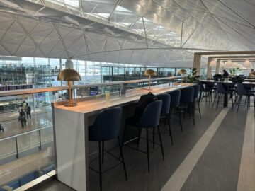 Chase Sapphire Lounge Hong Kong Blick Vom Hinteren Teil Der Lounge