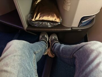 China Airlines Business Class Airbus A321neo Beinfreiheit