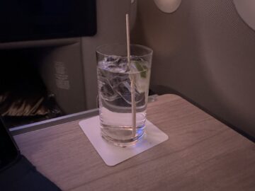 China Airlines Business Class Airbus A321neo Gin And Tonic