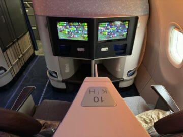 China Airlines Business Class Airbus A321neo Sitz Von Hinten
