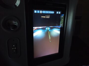 Lufthansa Allegris Business Class Airbus A350 Entertainmet Tablet 6