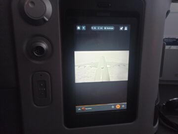 Lufthansa Allegris Business Class Airbus A350 Sitz Leselampe Tablet
