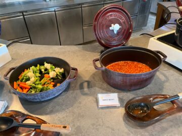 Conrad Maldives Rangali Island Fruehstueck Baked Beans