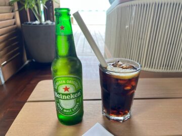 Conrad Maldives Vilu Restaurant Hilton Honors Happy Hour Bier