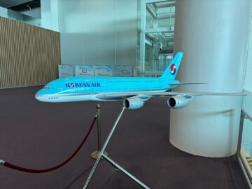 Korean Air Prestige Class Lounge East Seoul Incheon A380 Modell