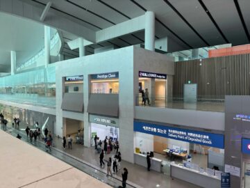 Korean Air Prestige Class Lounge West Seoul Incheon Blick Auf Die Lounge