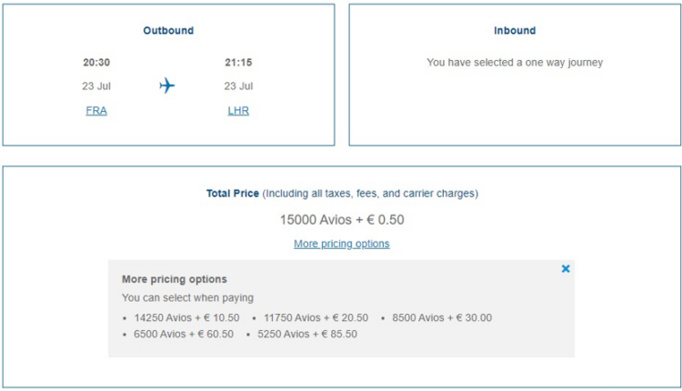 Executive Club Praemienflug British Airways Business Class Frankfurt London 1