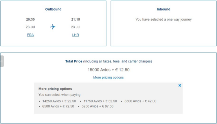 Executive Club Praemienflug British Airways Business Class Frankfurt London 2