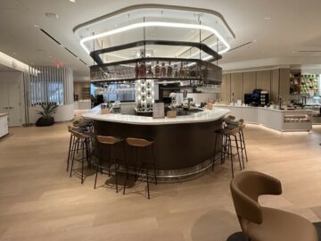 Lufthansa Allegris Lounge Newark Bar