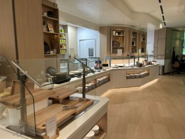 Lufthansa Allegris Lounge Newark Buffett Bereich