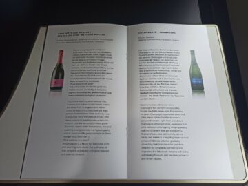 Condor Airbus A330neo Business Class Menuekarte 3