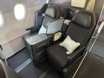 Korean Airlines Business Class Airbus A321neo Yitz Zweite Reihe