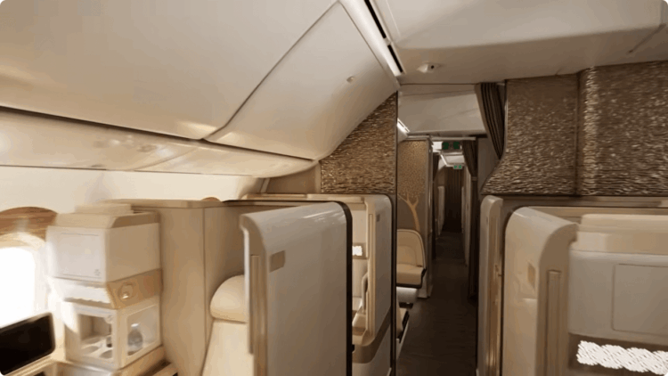 Emirates Boeing 777x Business Class Leak Sitz Copyright