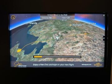 Etihad Airways Business Class Boeing 787 Flugroute3
