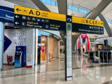 Abu Dhabi Terminal A Wegweiser Lounges