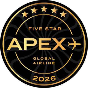 Apex Awards Five Star Global Airline 2026 Copyright