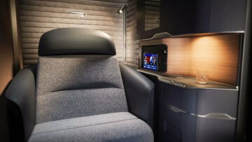 British Airways Neue First Class Sitz Closup Copyright