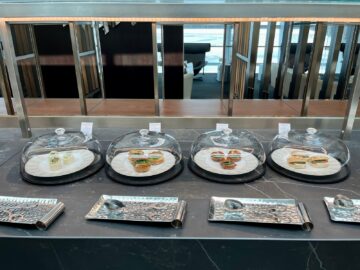 Etihad First Class Lounge Abu Dhabi Terminal A Cafe Snacks 2