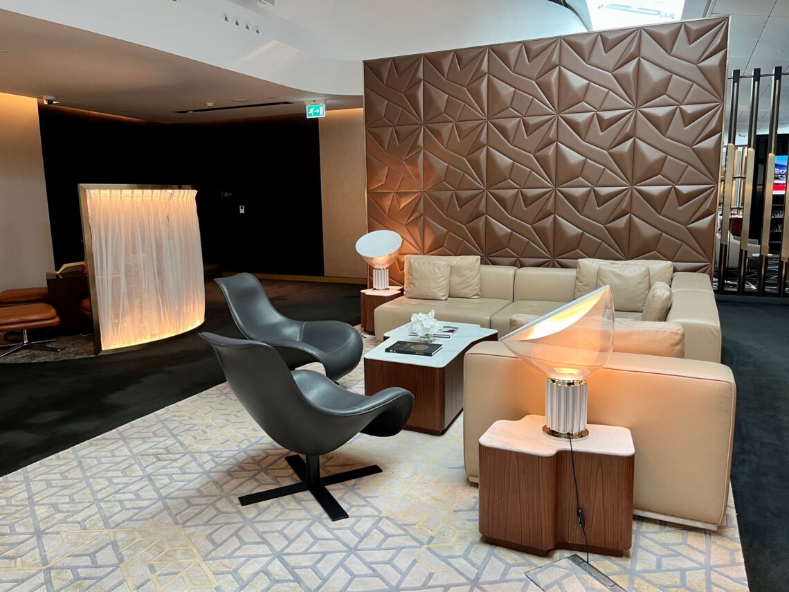 Etihad First Class Lounge Abu Dhabi Terminal A Ruhebereich 3