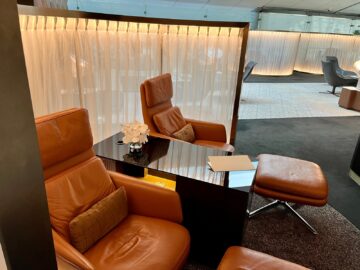 Etihad First Class Lounge Abu Dhabi Terminal A Sessel 2