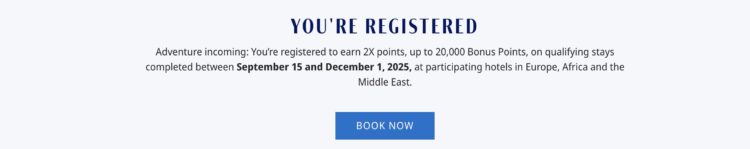 Hyatt Double Points Promo September 2025