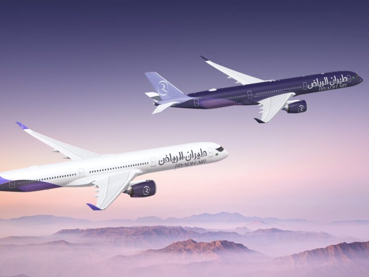 Riyadh Air Flugzeug Airbus A350 1000 Copyright