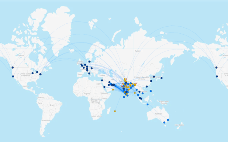Air India Streckennetz Januar 2026 Flightconnections