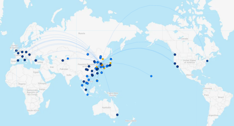 Asiana Airlines Streckennetz FlightConnections August 2026