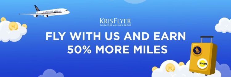 Krisflyer 50 Bonus Meilen Screenshot Copyright