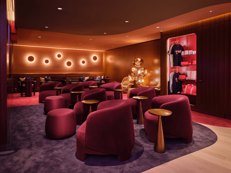 Virgin Atlantic Clubhouse Los Angeles Sitze Copyright