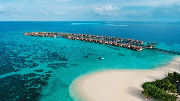 W Maldives Aerial Marriott Copyright