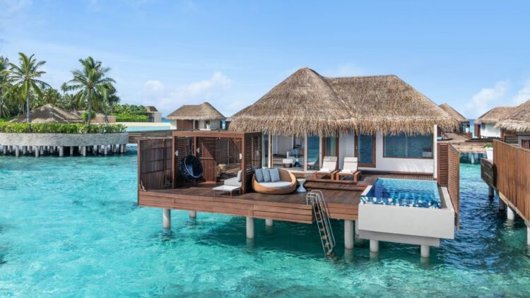 W Maldives Overwater Bungalow Marriott Copyright