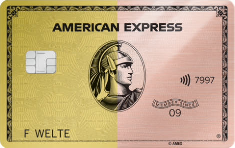 American Express Gold Kreditkarte Rose 2
