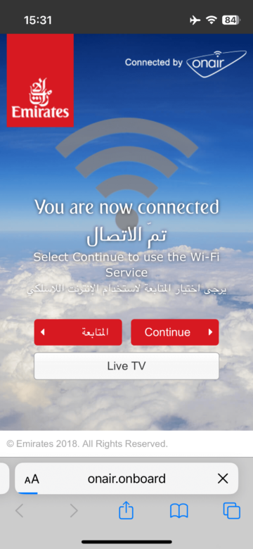 Emirates Boeing 777 300er Wifi 1