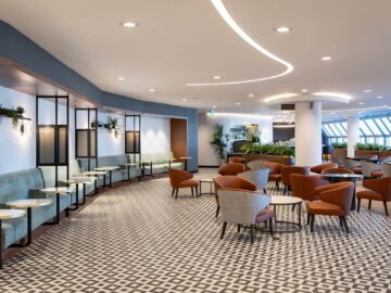 Saudia London Heathrow Terminal 4 Lounge Sitze Copyright
