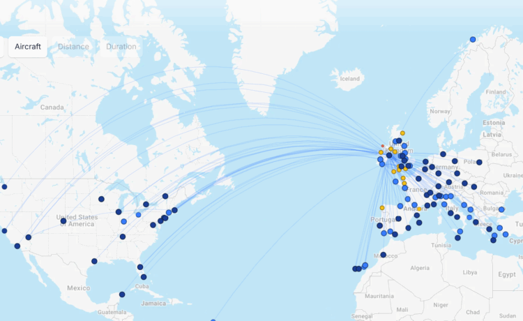 Aer Linus Streckennetz September 2025 Flightconnections