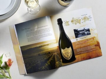 Emirates First Class Menuekarte Copyright