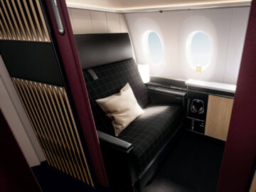 Swiss Senses First Class Single Suite Sitz Copyright