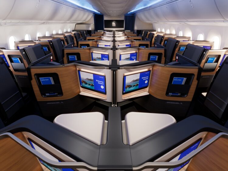 United Airlines Neue Polaris Kabine Copyright