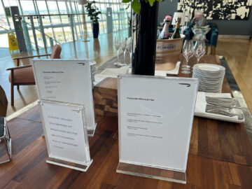 British Airways Concorde Room London Heathrow Terminal 5 Afternoon Tea 2