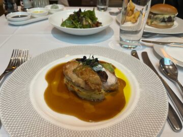 British Airways Concorde Room London Heathrow Terminal 5 Concorde Dining Chicken