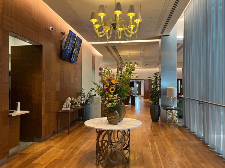 British Airways Concorde Room London Heathrow Terminal 5 Eingang 2